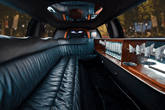 lewisville-tx lincoln stretch limo interior