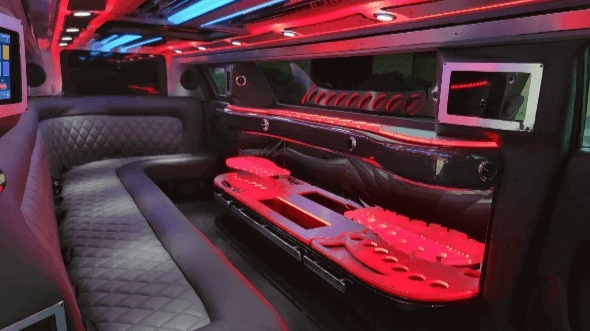Interior of Dodge Charger Limousines in Fremont