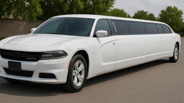 Exterior of Dodge Charger Limousines in Mankato