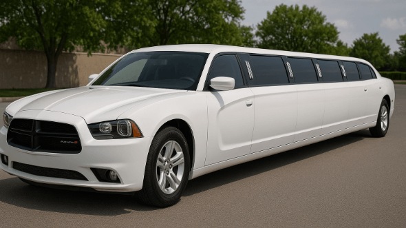 Exterior of Dodge Charger Limousines in Washington