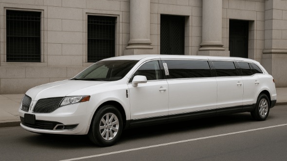 Exterior of Lincoln MKT Limousine in Buena Park