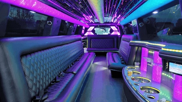 Interior of Navigator Limo in Great Falls