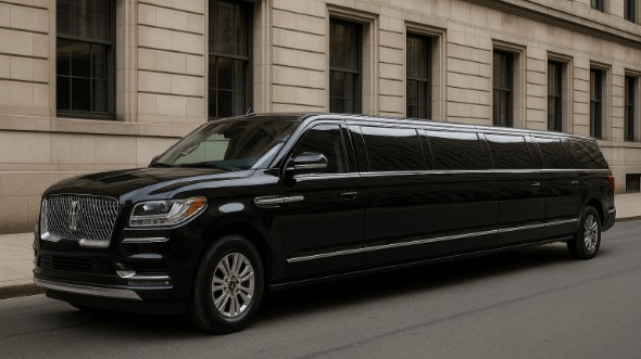 Exterior of Navigator Limo in Mentor