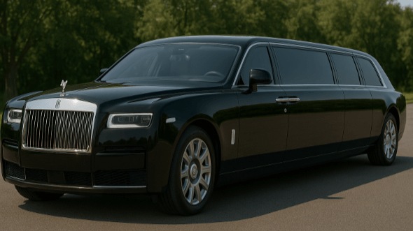 Exterior of Rolls Royce Limousines in Mission