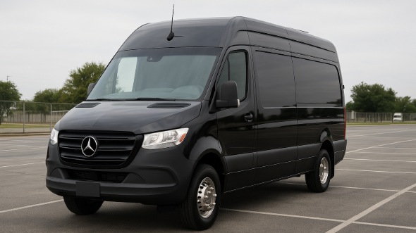 Exterior of Sprinter Limo in Petaluma