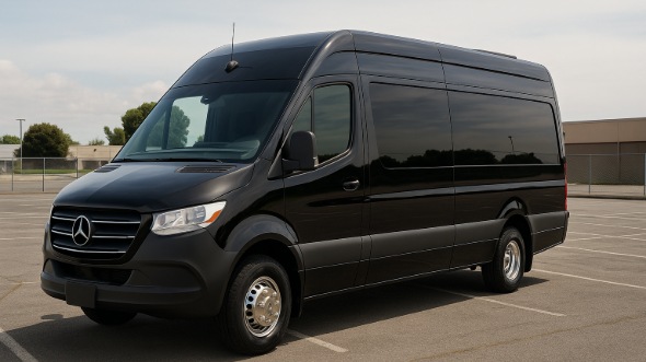 Exterior of Sprinter Limo in San Antonio