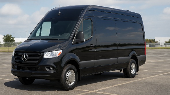 Exterior of Sprinter Limo in Tamarac