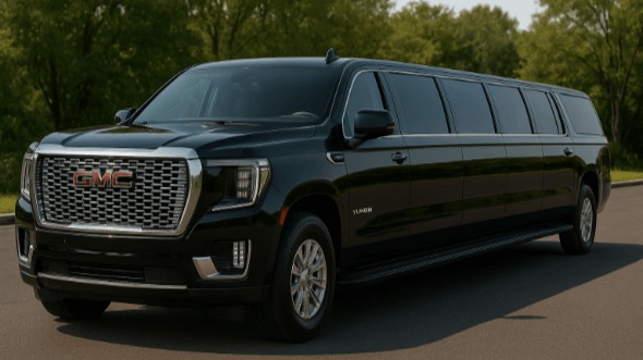 Exterior of Yukon Limo in Galveston