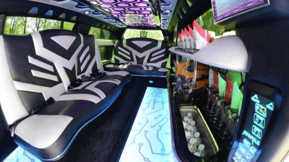 Interior of Yukon Limo in West Des Moines